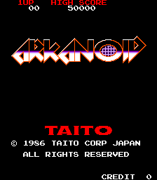 Arkanoid gameplay