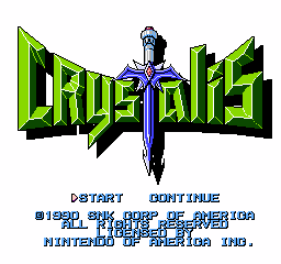 Crystalis gameplay