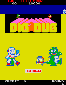 Dig Dug gameplay