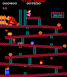 Donkey Kong gameplay