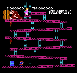 Donkey Kong gameplay