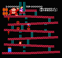 Donkey Kong gameplay