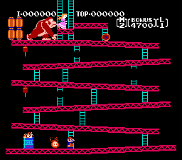Donkey Kong gameplay