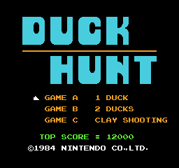 Duck Hunt gameplay