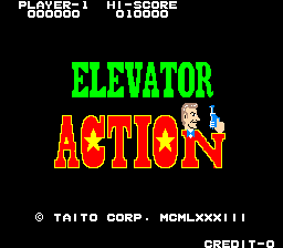 Elevator Action gameplay