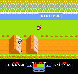 Excitebike gameplay