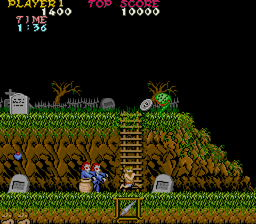Ghosts'n Goblins gameplay