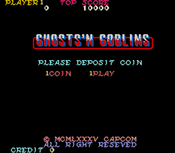 Ghosts'n Goblins gameplay