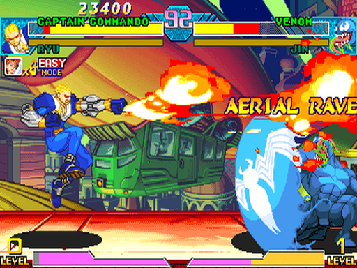Marvel vs. Capcom: Clash of Super Heroes gameplay