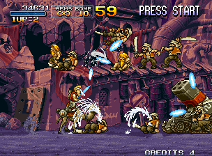 Metal Slug X gameplay