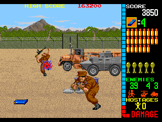 Operation Wolf gameplay