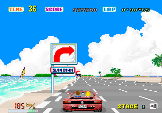 Out Run gameplay