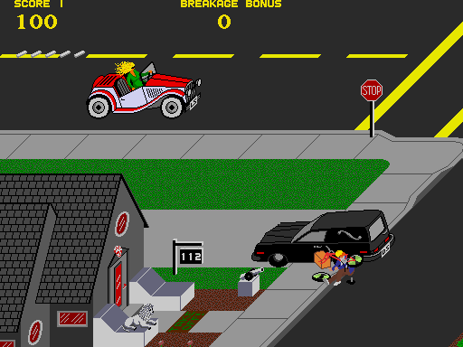 Paperboy gameplay