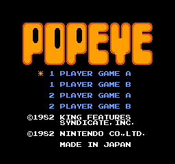 Popeye gameplay