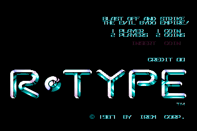 R-Type gameplay