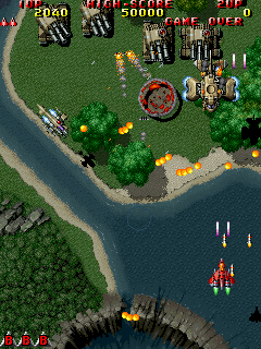 Raiden II gameplay