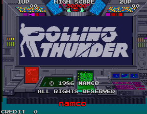 Rolling Thunder gameplay