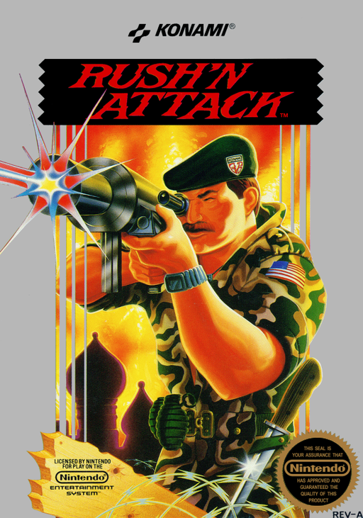 Rush'n Attack gameplay