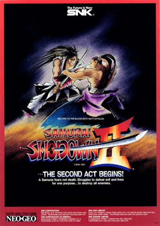 Samurai Shodown II cover