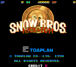 Snow Bros. - Nick & Tom gameplay
