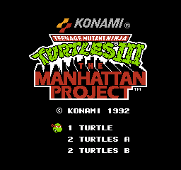 Teenage Mutant Ninja Turtles III: The Manhattan Project gameplay