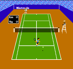 Tennis gameplay