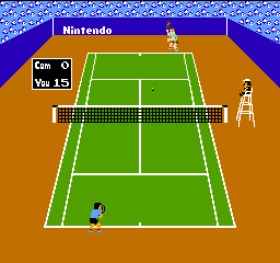 Tennis gameplay