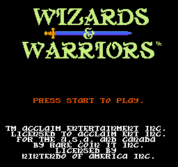 Wizards & Warriors gameplay