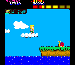 Wonder Boy gameplay
